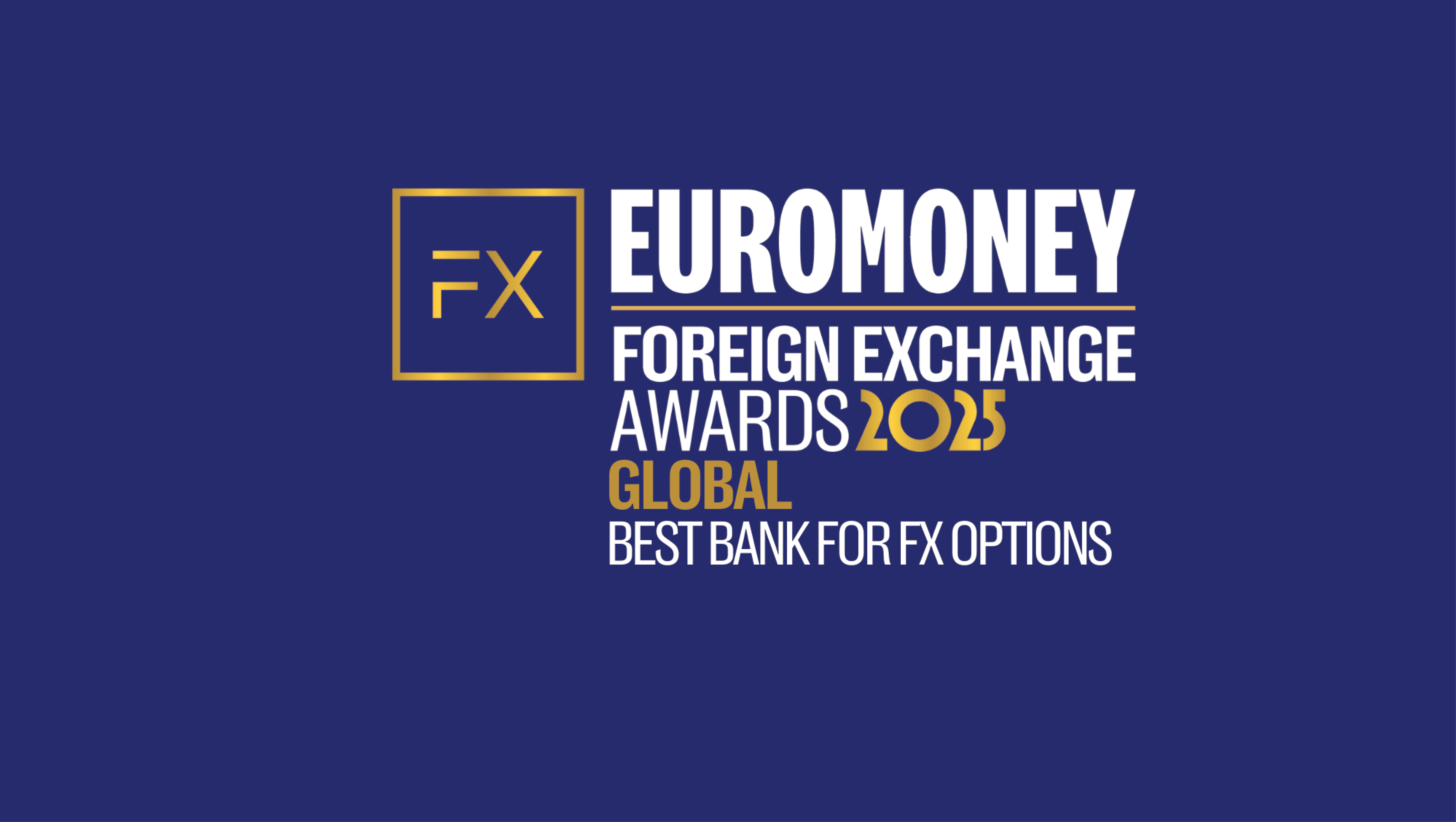 World's Best Bank for FX Options