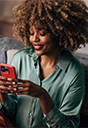 Woman on phone